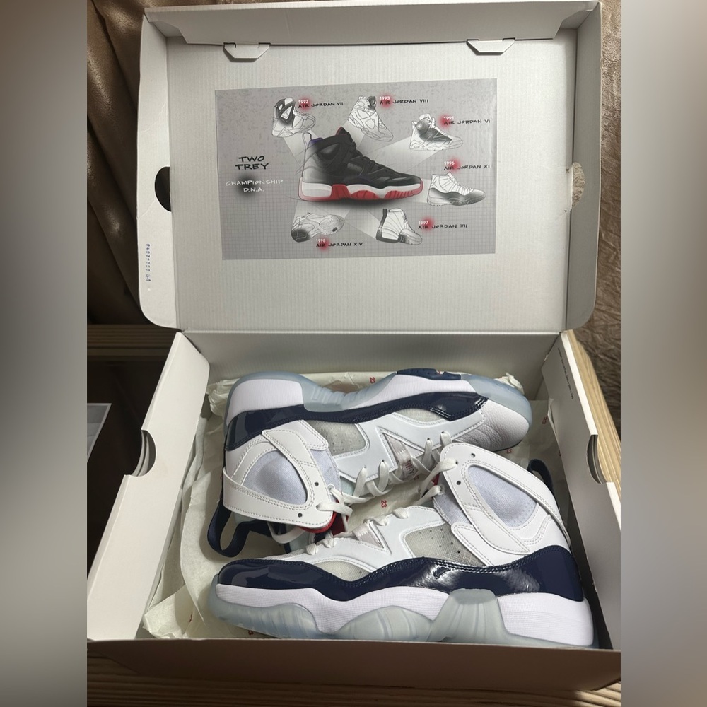 Air Jordan Jumpman Two Trey Olympic DO1925-102 Authentic New